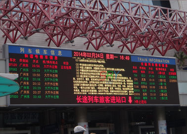 China Aluminium-LED Werbungs-Schirme 1R1G1B für Mautstation, LED-Anzeige DES BAD-P10 fournisseur