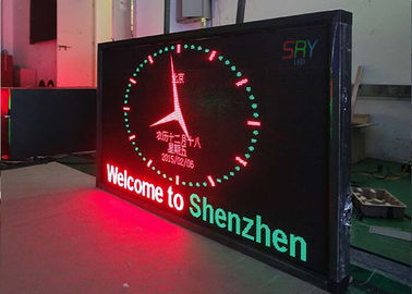 China Wasserdichte bewegliche Nachrichtenanzeige LED, programmierbare multi Farbe-LED-Anzeige fournisseur
