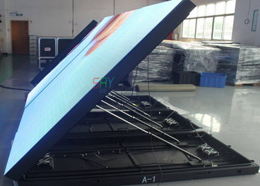 China 6500cd/sqm vorderer Service farbenreiches LED-Anzeigen-Doppeltes im Freien versahen P10 CER RoHS mit Seiten fournisseur