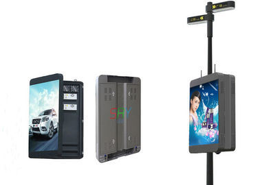 China Straßenrand-Straßenlaterne-Polen P5 P6 P8 Anzeigen-kreative geführte offene Zeichen-Solarenergie Werbung geführte fournisseur
