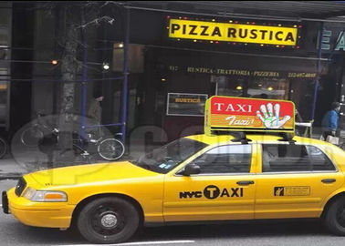 China 9-36V doppelte Seiten DCs 960*320mm fahren Spitzen-LED-Anzeige mit 3G-/WIFI-Prüfer mit einem Taxi fournisseur