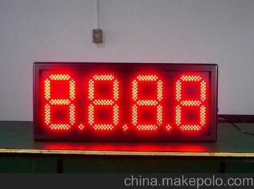 China 10 Zoll Zeit-und Temperatur-Ölpreis Rfs Fernsteuerungs-Digital roter geführter führten Zeichen fournisseur