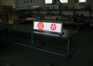 China Digital-Taxi führte Anzeigen-Taxi-Dach-Spitzen-Zeichen 3G P5mm SMD2727 im Freien für Taxi-Dach LED-Anzeige fournisseur