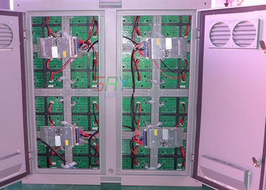 Schirm-Kabinett 1R1G1B IP65 P16 LED 8000cd/sqm mit Stahlschrank-Material fournisseur