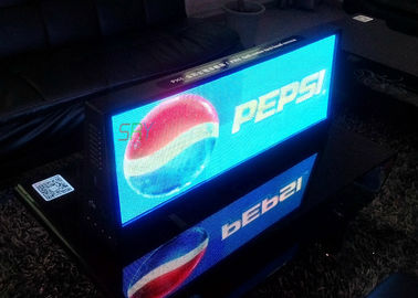 HD imprägniern Schirm-Pixel-Neigung P6mm Taxi-Dach LED-Anzeige RGB drahtlose LED fournisseur