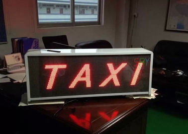 des Gewichts-25kg Taxi-Dach-Zeichen des Taxi-LED des Schirm-1/8 Scan-im Freien konstante des Strom-LED fournisseur