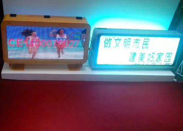 3G SMD Taxi Punkte LED-Anzeigen-27777/mobiler LED Schirm des Sqm-Auto-Dach-für die Werbung fournisseur