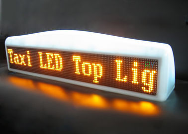 Beleuchten asynchrone drahtlose Taxi IP65 LED-Anzeigen-Spitze/HD geführte Taxidachzeichen fournisseur