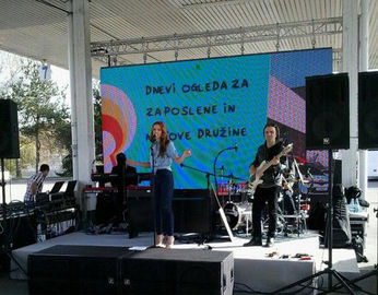 Wasserdichte gebogene Miet-LED-Anzeige dünnes P6.25 für Konzert-Show fournisseur