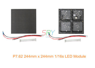 P7.62 244mm x 244mm farbenreicher Innenscan LED-Anzeige Modul-1/16 fournisseur