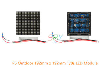 LED-Anzeigen-Modul der hohen Auflösung 6mm im Freien/farbenreicher wasserdichter Scan LED-Modul-1/8 fournisseur