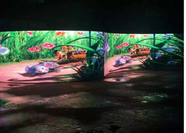 5.95mm LED Werbungs-Schirm, großer gebogener hd Schirm für Geschäft fournisseur