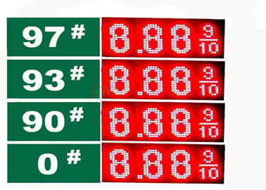 8,889 4 Nachrichtenanzeige der Stellen-7 bewegliche des Segment-LED, geführtes Gaspreis-Zeichen fournisseur