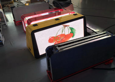 Außen-P5 Werbungs-Anzeige des Taxi-LED, 192 x 64 punktiert Taxi-Spitze LED-Anzeige nach Maß fournisseur